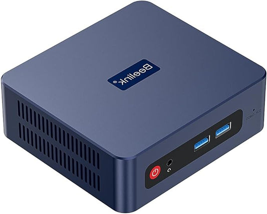 Beelink EQ14 Pro Mini PC, Intel Prozessor N150 (4C/4T, up to 3.6Ghz), 16GB DDR4 1TB M.2 SSD Mini Computer Windwos 11 Home, 4K Dual Display, Dual LAN/WiFi 6/BT5.2/Type-C - QUORE