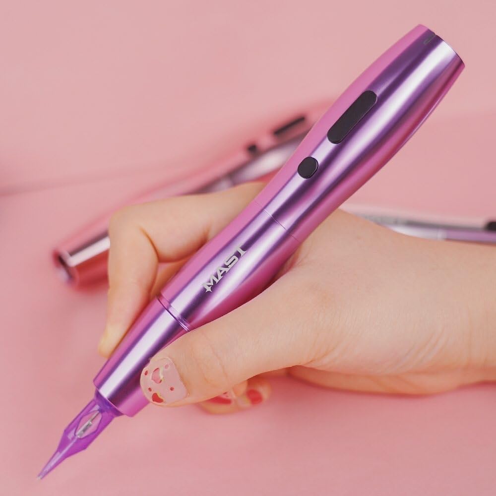 Mast P20 Tattoo Maschine Set Wireless Battery Rotary Tattoo Pen Maschine Microblading Pen 2.5mm Stroke with 1pcs Battery for Eyebrow Eyeliner Lip