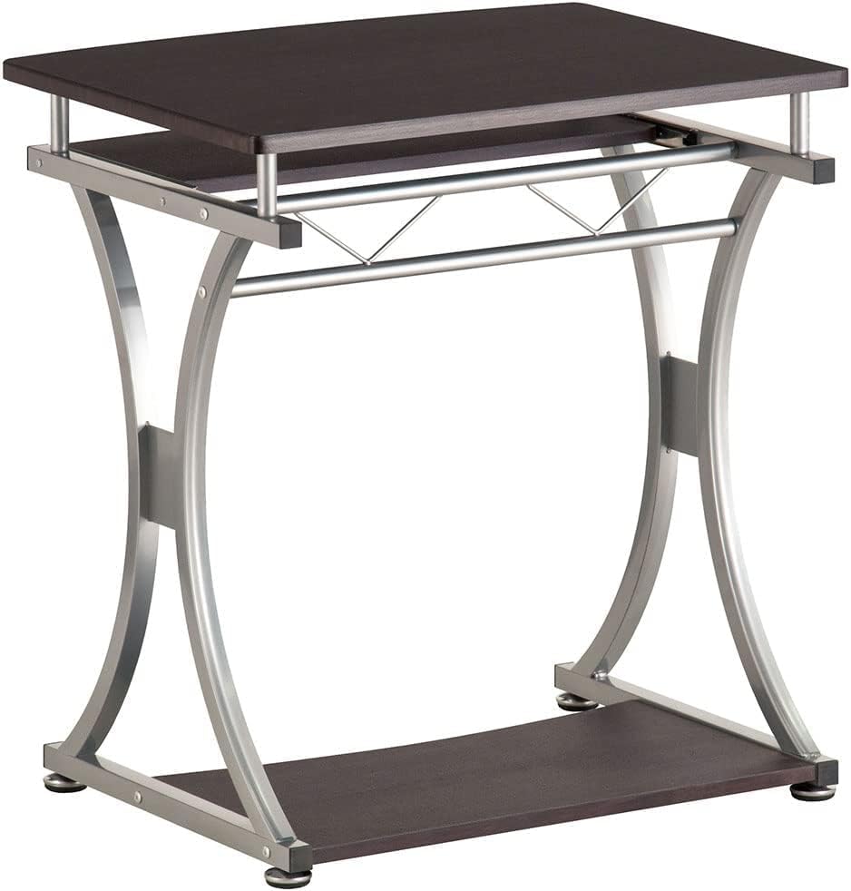Techly Compact pc-bureau met afneembare lade, grafietzwart (ICA-TB 328BK)