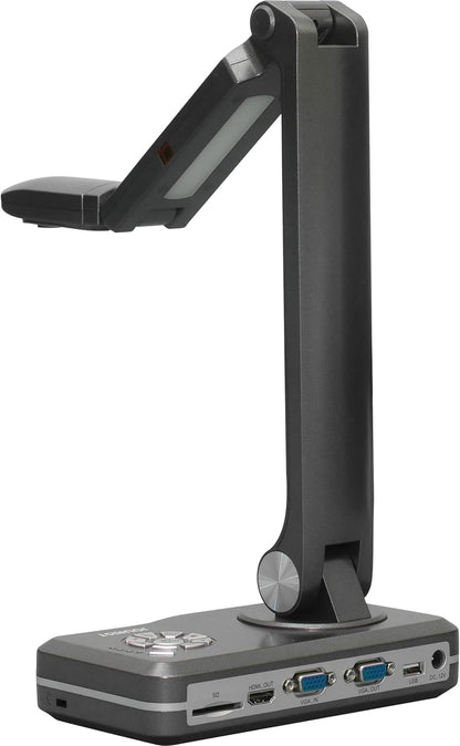 JOURIST DC990 documentcamera en visualizer, live projectie op touchscreen of projector, ultra-HD-resolutie 13 megapixels, sjablonen tot A3. Met en zonder computer te gebruiken.