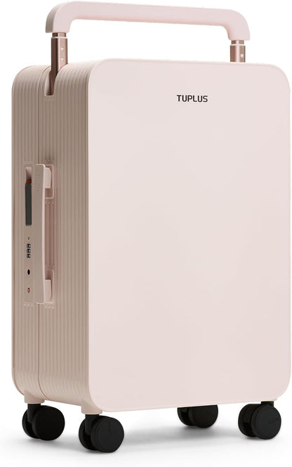 TUPLUS 50,8 cm handbagage harde bagage lichtgewicht ABS reiskoffer met brede handgreep spinner wielen TSA combinatieslot, balans serie 2.0, Sakura Roze, Carry-On 20'', Koffer