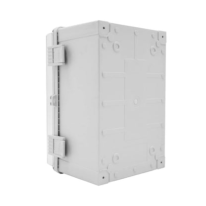 Verdelerdoos, verdeeldoos, industriële behuizing, schakelkast, IP65 elektrische aansluitdoos, transparante afdekking, installatiebehuizing, ABS-kunststof behuizing met slot, 600 x 500 x 220 mm