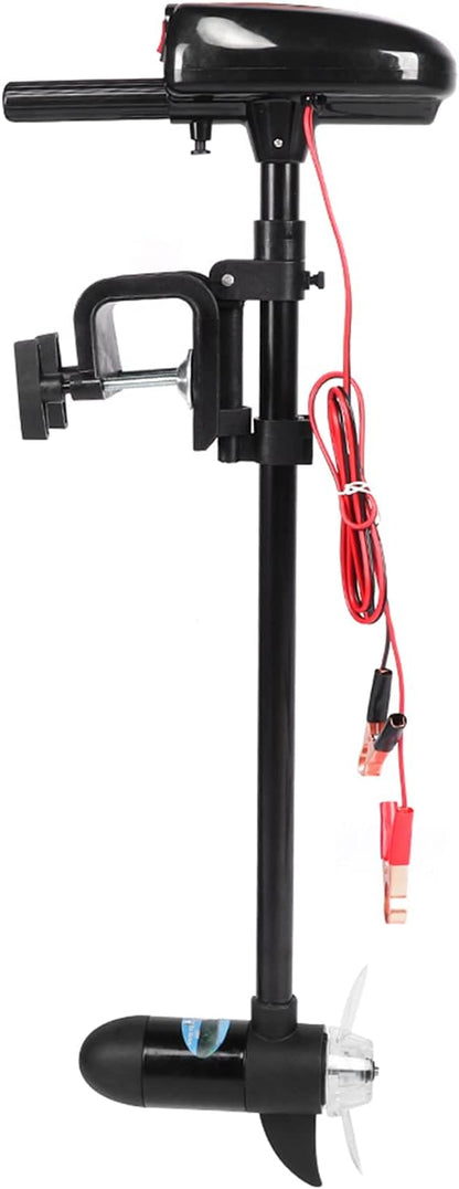 Cocoarm 12V 18lbs Multi Gear Electric Trolling Motor Multi-Speed Control Onkruidloze Propeller Lichtgewicht Draagbare Draagbare voor Kajaks Kleine Boten Opblaasbare Boten
