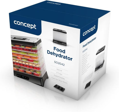Concept SO2042 digitale voedseldroger 500 W