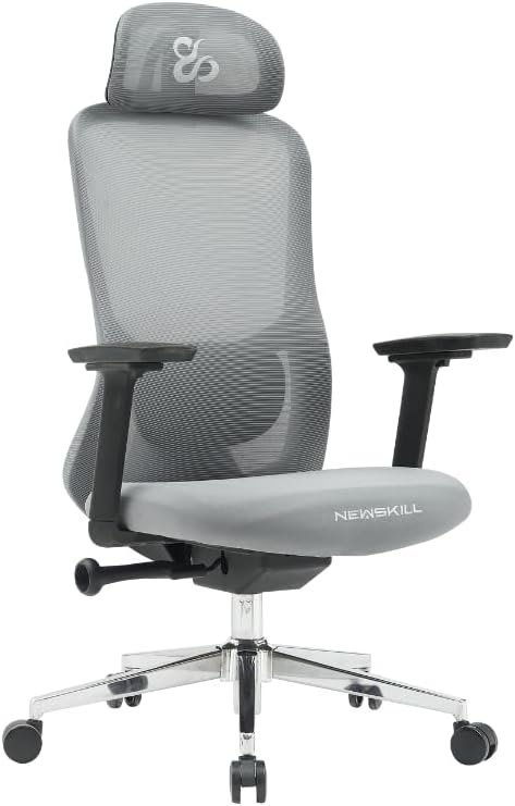 NEWSKILL Nue Ergonomische gamingstoel, grijs