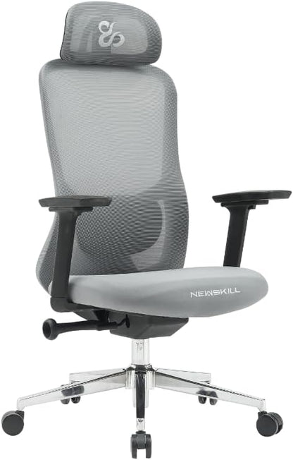 NEWSKILL Nue Ergonomische gamingstoel, grijs