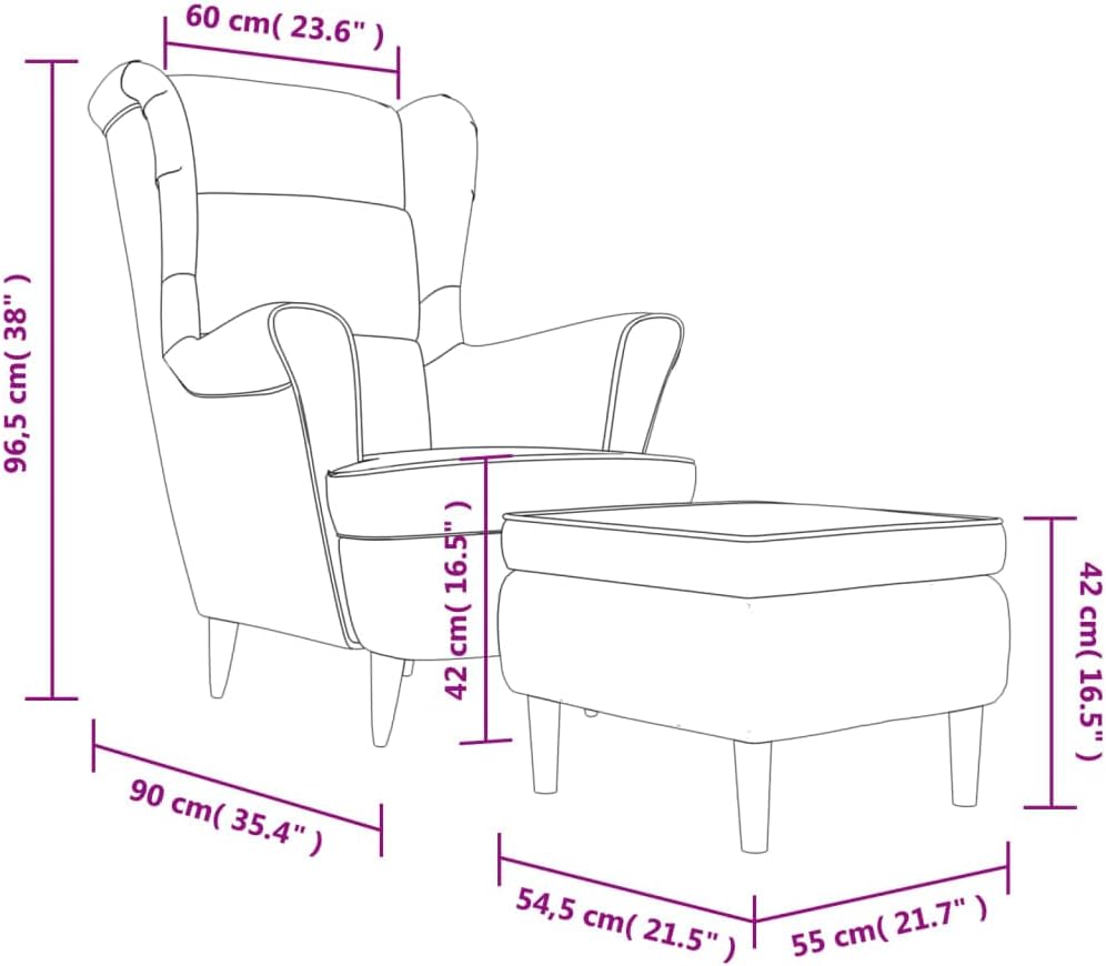 Fluwelen Fauteuil, Woonkamerfauteuil, Fluwelen Relaxfauteuil met Hoge Rugleuning, Loungestoel, Gestoffeerde Fauteuil voor Woonkamer, Slaapkamer, Studeerkamer, Logeerkamer (Lichtgrijs #10)