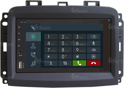 Autoradio Fiat 500L Restyling – Inbouwradio – Multimedia Systeem – Navigatie Systeem – Dashboard Radio – 6,2 Inch Touchscreen – Android Auto & CarPlay