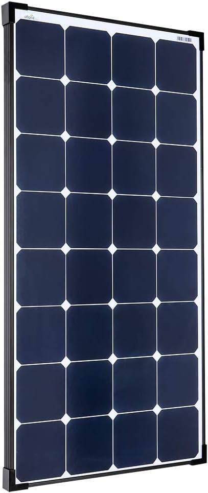 Offgridtec© SPR-Ultra 120W 12V hoog vermogen zonnepaneel (Back-Contact, zwart-frame)