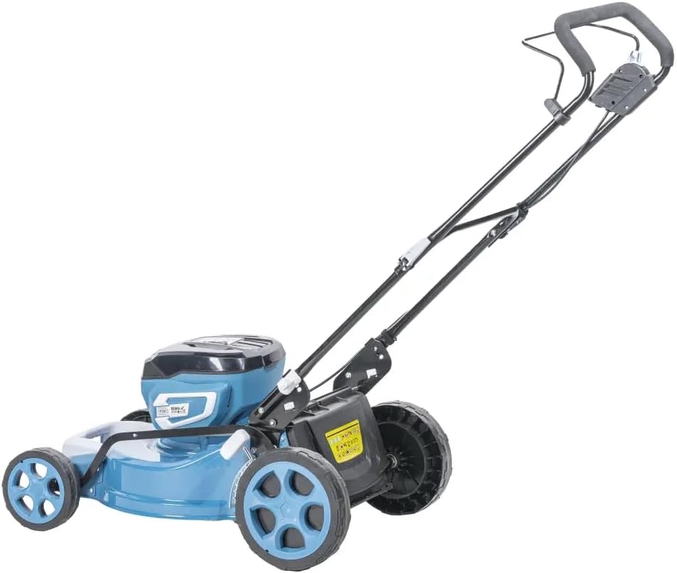 Accugrasmaaier – Elektrische grasmaaier – Draadloze maaimachine – Tuinmaaier – Batterij grasmaaier – Maaibreedte 46 cm – Automatische accu-omschakeling
