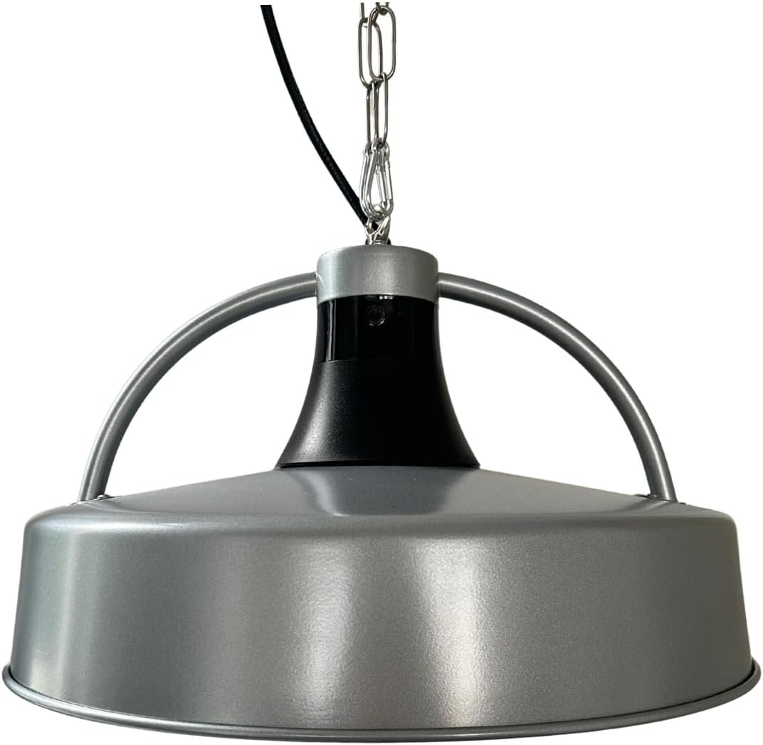 Aktobis plafondstraler, balkonverwarmer, tentverwarming WDH-210S (zilvergrijs + tot 2100 watt + verblindingsarm)