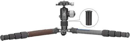 Carbon Statief Met Kogelkop – Fotostatief – Camerastatief – Driepoot – Balhoofdstatief – 10-Laags Carbon – Ingeklapt 33 Cm – Tot 6 Kg Draagvermogen