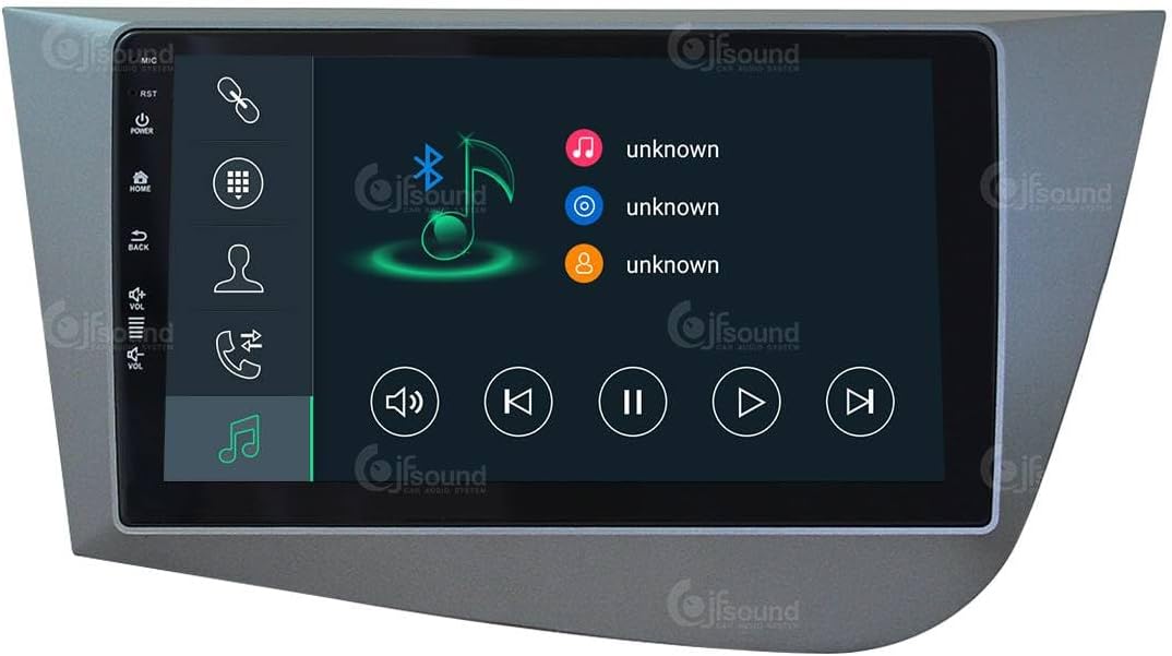 Autoradio Seat Leon 2005-2012 – Navigatiesysteem – Multimedia Speler – Bluetooth Radio – Touchscreen Autoradio – 9-inch HD Scherm – Android Auto & CarPlay Support