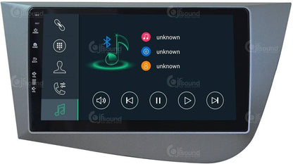 Autoradio Seat Leon 2005-2012 – Navigatiesysteem – Multimedia Speler – Bluetooth Radio – Touchscreen Autoradio – 9-inch HD Scherm – Android Auto & CarPlay Support
