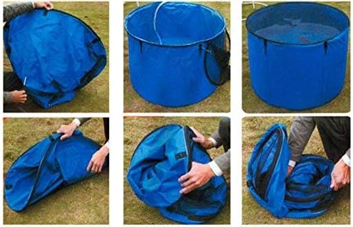 Aquaforte Flexibele vouwbak "Koi bowl", Ø 180 x H 60 cm (± 1500 liter), incl. afdeknet en praktische draagtas, blauw