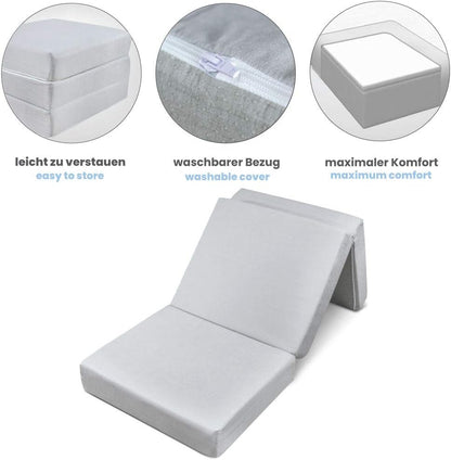 Dailydream Opvouwbaar logeermatras, met traagschuim (120x195x14cm)