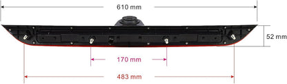 Dolphin Automotive Achterbus achteruitrijcamera voor Maxus leveren 9 (camera met 4,3 inch dashmonitor)