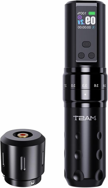 Draadloze Tattoo Pen – Tattoo Machine – Tattoo Gun – Rotary Pen – Tattoo Machine Pen – 7 Instelbare Slaglengtes – 2000mAh Batterij & OLED Display