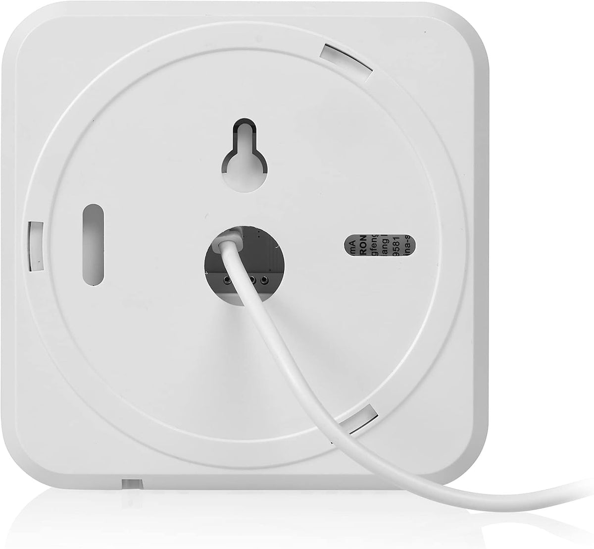 Smartwares - Luchtkwaliteitsalarm en - Sensor - Detecteert CO (Kooldioxide), Vochtigheid, Temperatuur - werkt op Netvoeding met Reservebatterij - FGA-13900