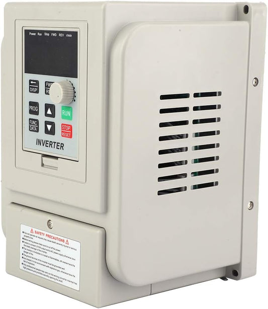 Eenfase-omvormer, PWM 220V AC Variabele frequentieregelaar VFD-snelheidsregelaar 1-fase ingang 1-fase uitgang 2,2 kW