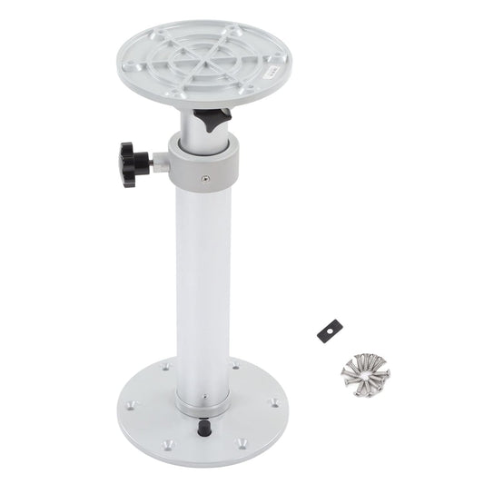 Verstelbare tafelpoot van aluminiumlegering rv table afneembare standaard, montageframe 46 - 60 cm, 360°-draaiknop voor campers, caravans, boten, jachten boat table leg Akcesoria do foteli - QUORE