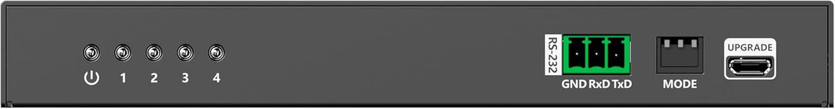PremiumCord HDMI-wandcontroller, 1 video-ingang voor 4 displays, 8 weergavemodi, Full HD 1080p 60 Hz, HDMI 1.4, HDCP 1.4, metalen design, zwart