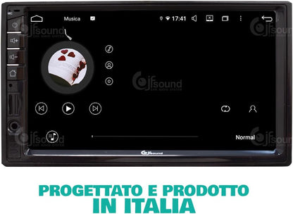 2-DIN Universele Autoradio – Auto Stereo – Inbouw Radio – Multimedia Systeem – Navigatie Systeem – Android OS – 6,2 Inch Touchscreen – Bluetooth & WiFi Connectivity
