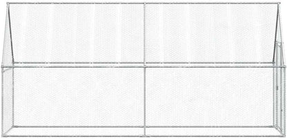 Kippenkooi – Kippenren – Poultry Cage – Kippenhok – Gevogelte Ren – 400x170x177 cm – Gegalvaniseerd Staal – Weerbestendig & Ruim