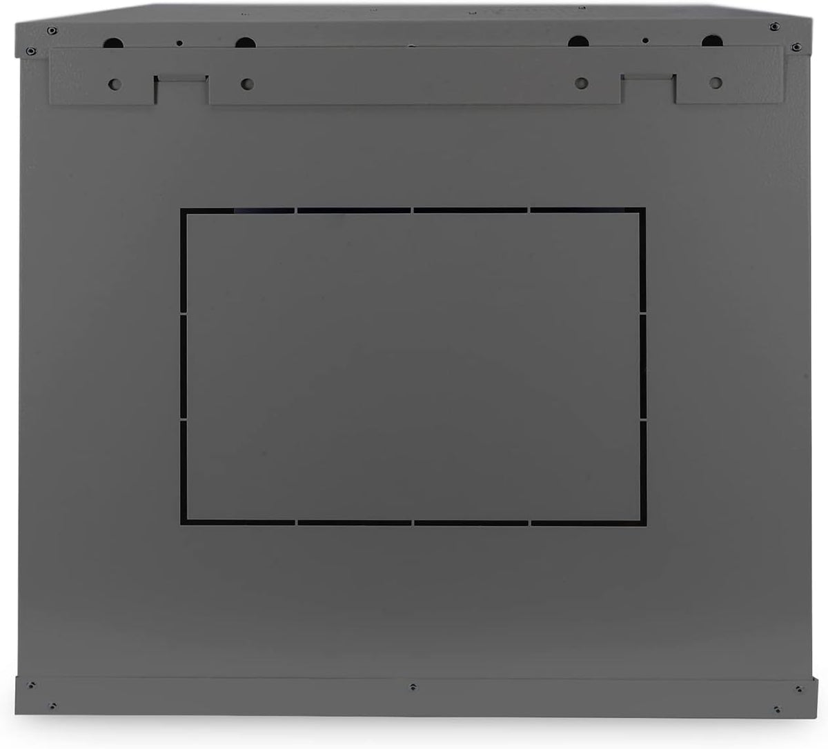 Netwerkkast – Serverkast, Rack, Datakast, Wandkast – 19 Inch, 12 HE, Wandmontage, 450 Mm Diepte, Zwart – Afsluitbare Frontdeur Met Veiligheidsglas – Verwijderbare Zijpanelen