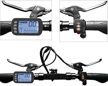 Alomejor 36 V/48 V, 250 W/350 W, borstelloze motorbesturing, lcd-paneelkit, e-bike-ombouw voor e-bike-scooter
