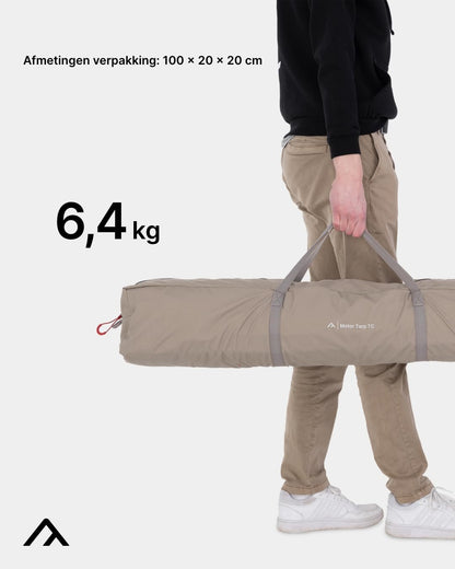 qeedo Motor Tarp TC Katoenen luifel voor bus en auto met biesrail en zuignappen