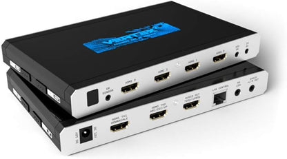 Vertex² HDF0115 4K HDMI matrix-schakelaar en extender 4x2, 18,5 x 11,5 x 2,4