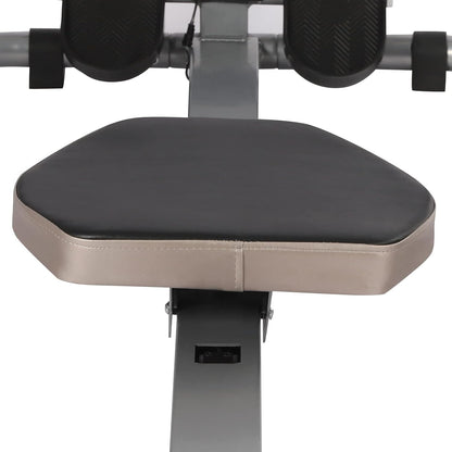 Hydraulic Rowing Machine, LCD Display, Folding Rowing Machine, 360° All Directions, Rowing Machine, Full Body Training Device - QUORE