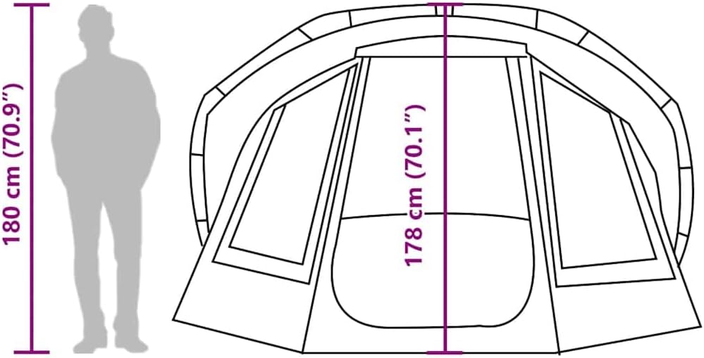 vidaXL fishing tent tent tent