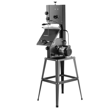 VEVOR Benchtop Band Saw 10 Inch Dual-Speed (560 & 1100 RPM) 370W 1/2HP Motor Including Metal Stand, Work Light, Fence and Mitre Gauge for Wood, Aluminium, Plastic Crafts