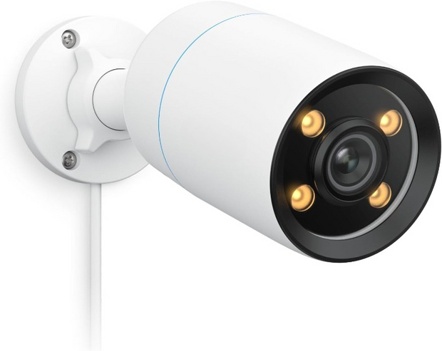 Beveiligingscamera - WiFi-beveiligingscamera - Camerabewaking - ColorX PoE Camera - 4K UHD - True Color Nachtzicht - F1.0 Super Opening - 1/1.8'' Beeldsensor - HDR Technologie - Persoon - Dier Detectie - Spotlight - Sirene Alarm - 2-weg Audio - Wit