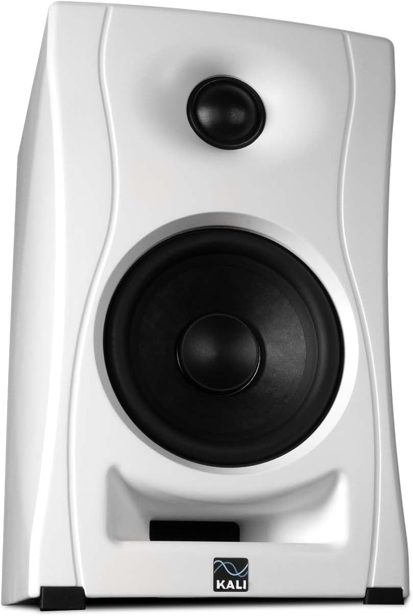 Kali Audio LP-UNFW-EU Near Field Monitor, 160 watt, geluidssysteem, studiomonitor, limietequalizer, hifi-connectiviteit met Bluetooth/USB-C, TRS, RCA, wit