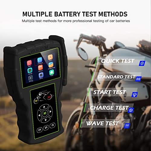 Motorfietsscanner – Motorfiets Diagnosetool – Foutcode Scanner – OBD Scanner – ECU Uitlezer – Helder LCD-Display – Onderhoudslamp Resetfunctie