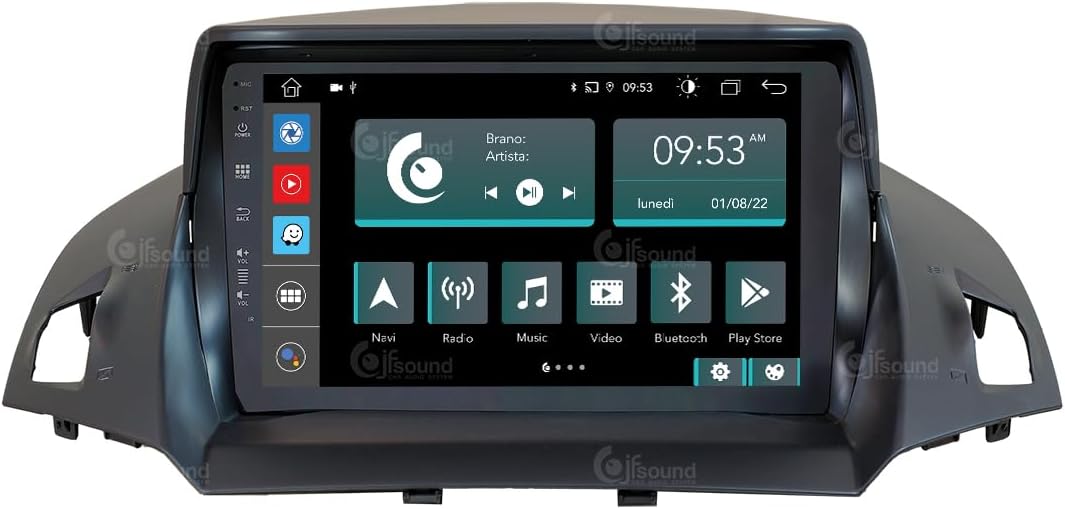 Autoradio Ford Kuga – Android Radio – Multimedia Systeem – Navigatie – Infotainment – 9 Inch Touchscreen – Bluetooth WiFi DAB+