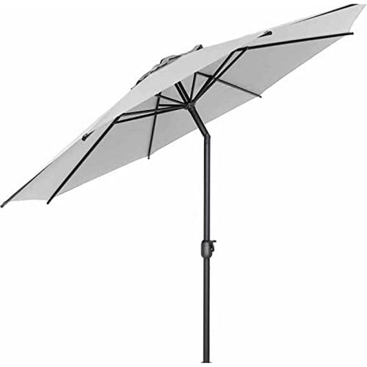Froschkönig24 Isa parasol, Ø 300 cm, antraciet/steen