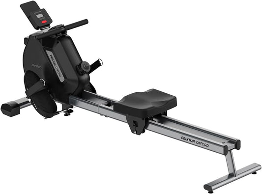 PRIXTON Oxford Rowing Machine, Resistance 3 kg, 16 Levels, Magnetic Flywheel, Time Display, Distance, Calories and Repetitions - QUORE