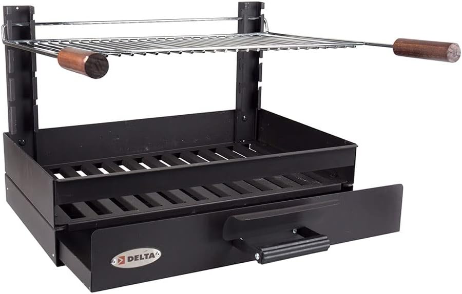 I LOVE BBQ - Houtskoolbarbecues - Opzetgrill 6/8 Bestek - Grillset - Afmetingen: 59 x 55 x 41 cm, 647417
