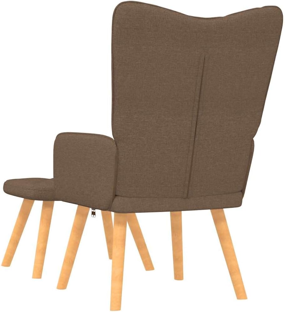 Relaxstoel – Fauteuil – TV-Stoel – Ligstoel – Loungestoel – Met Voetenkruk – Stof Bekleding – Stevig Stalen Frame