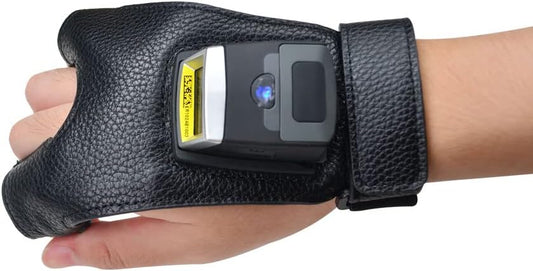 Handschoen barcodelezer 2D GS02 draagbare scanner lezer IP65 Touch Scanning NFC ondersteuning meertalig voor magazijn, managementsysteem, productie, verzending, picking