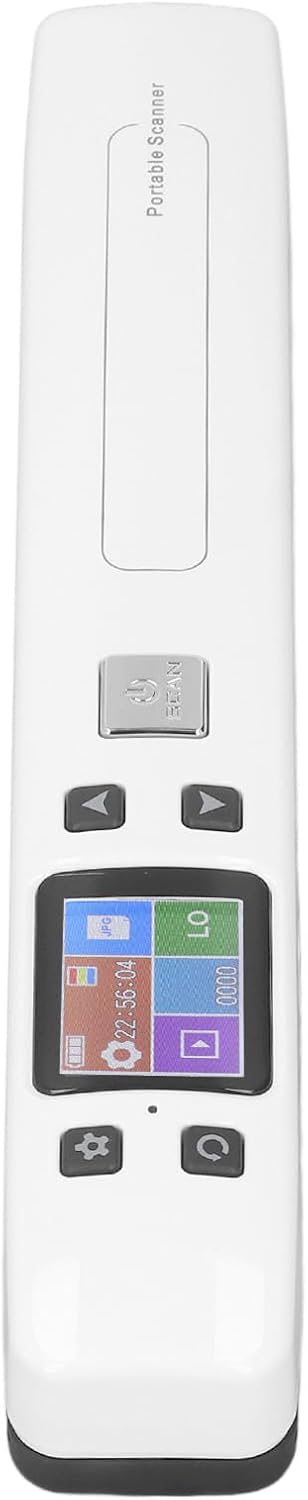 1050 DPI Mobiele Fotoscanner voor A4-documenten met JPG PDF-formaat, Draagbare Documentscanner, USB-handheld-beeldscanner voor Thuis en op Kantoor, Zakelijk, Foto, Afbeelding,