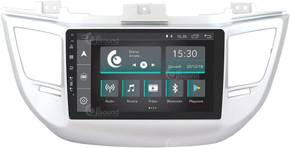 Autoradio Hyundai Tucson – Infotainmentsysteem – Multimedia Speler – Navigatie Systeem – Touchscreen Radio – Android 10 – 9 Inch Display – Bluetooth & WiFi