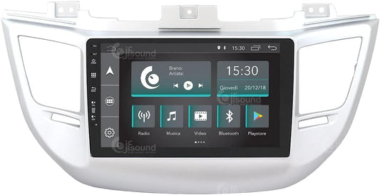 Autoradio Hyundai Tucson – Infotainmentsysteem – Multimedia Speler – Navigatie Systeem – Touchscreen Radio – Android 10 – 9 Inch Display – Bluetooth & WiFi