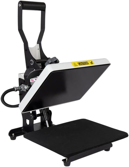 Transferpers Voor Textiel – Hittepers – Strijkpers – Textielpers – Pers Voor Kleding – Werkoppervlak 22 x 30 Cm – Antiaanbaklaag Op Aluminium Plaat