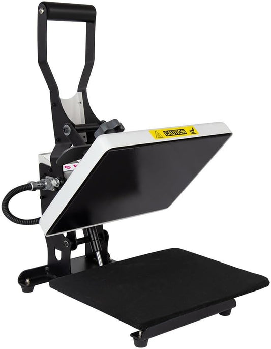 Transferpers Voor Textiel – Hittepers – Strijkpers – Textielpers – Pers Voor Kleding – Werkoppervlak 22 x 30 Cm – Antiaanbaklaag Op Aluminium Plaat