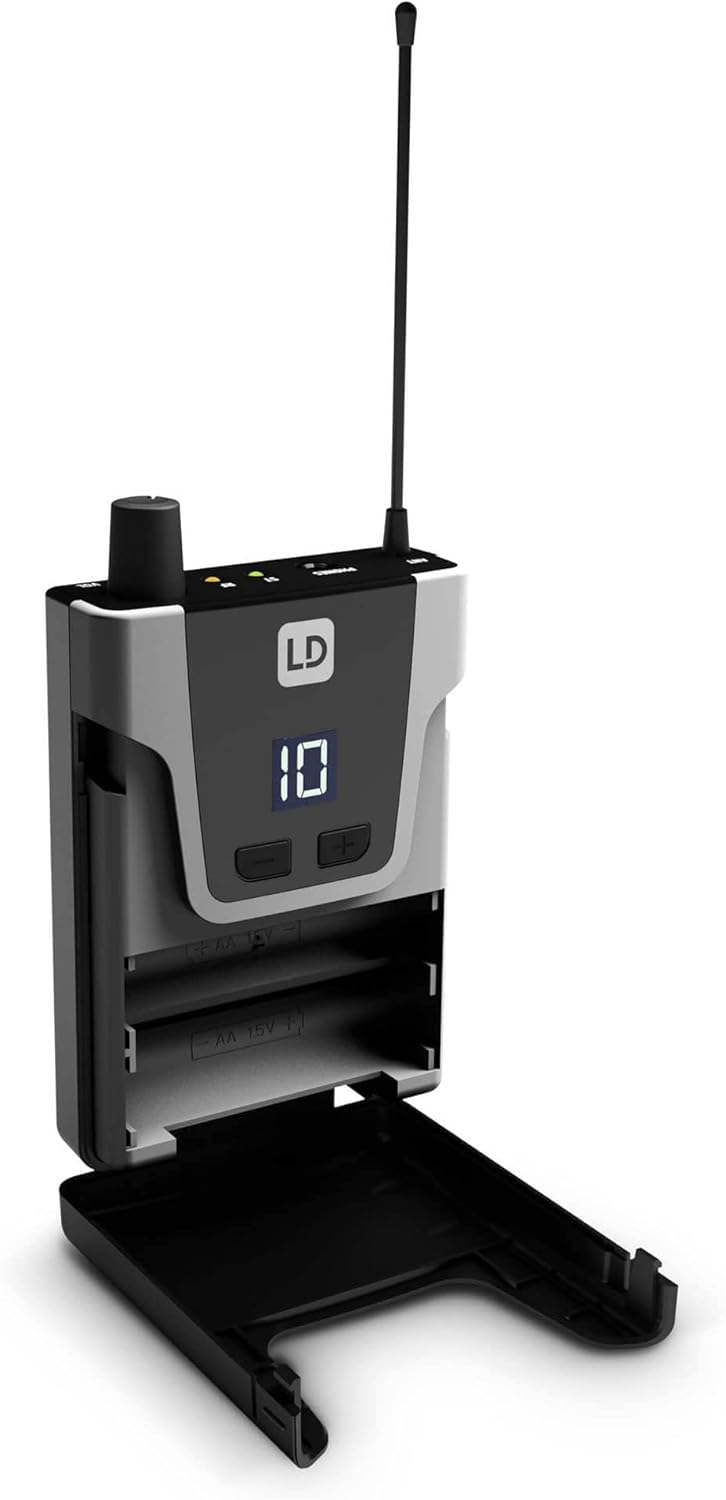 LD Systems U308 IEM - In-ear bewakingssysteem - 863-865 MHz + 823-832 MHz